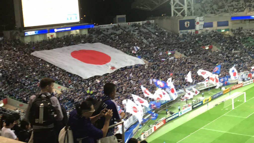 �T�b�J�[��\��